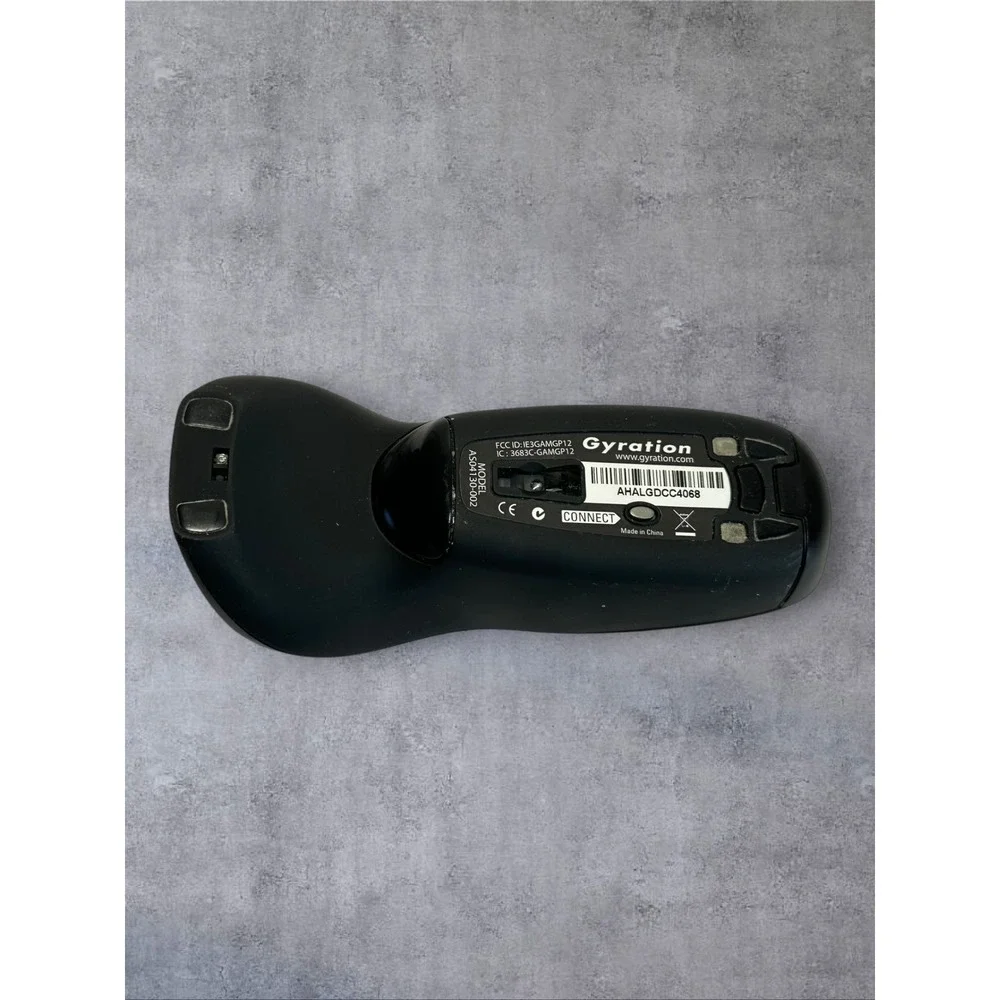 Gyration Air Mouse GO Plus AS04130-002 Black Untested Cradle 3 Dongles-No Cord